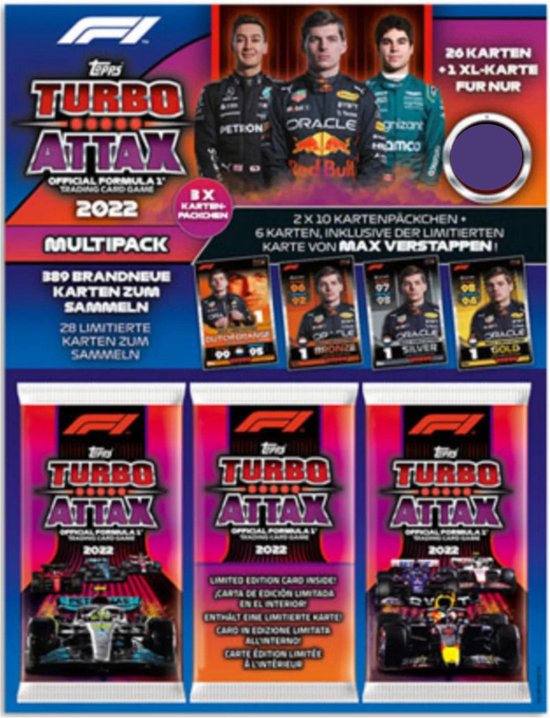 Afbeelding van het spel Topps Turbo Attax Formula 1 2022 - MULTIPACK