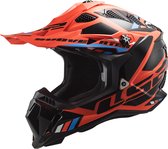 LS2 MX700 Subverter Stomp Fluo Oranje Zwart Crosshelm - Maat L - Helm