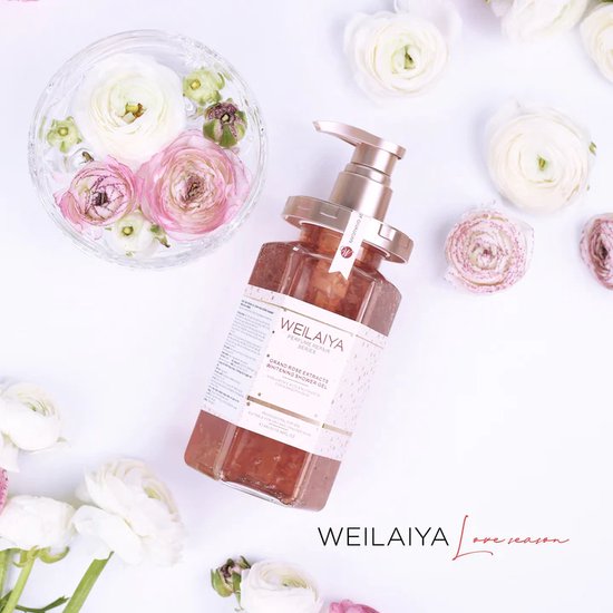 Damask Weilaiya Grand Rose Extracts whitening shower gel 450ml