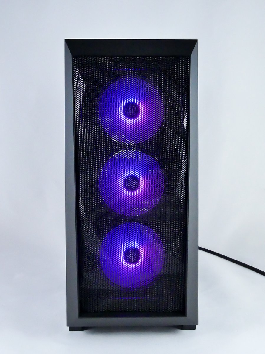 144Hz GeForce RTX3050 Gaming PC Setup Compleet met 27" Curved Gaming Monitor - 16GB RAM - 1TB M2.0 SSD thumbnail 4