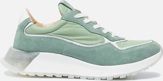 Aqa Sneakers groen Suede - Dames - Maat 41 | bol.com