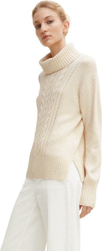 TOM TAILOR Mädchen Pullover - Cropped Fit, Herz-Motive, Langarm - Weiche Polyester-Viskose, Nachhaltig