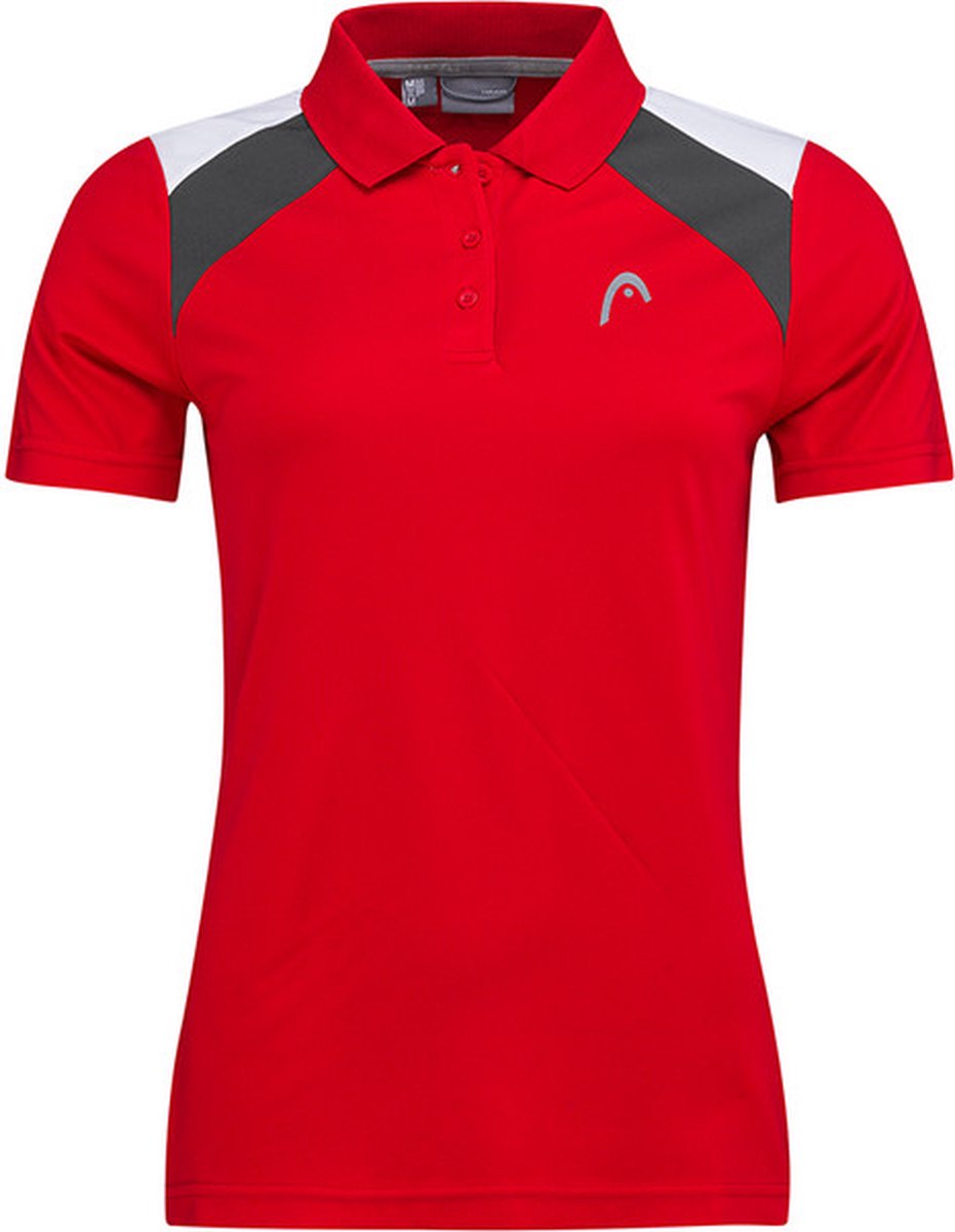 Head Club Tech Polo sportpolo’s – Vrouwen Rood