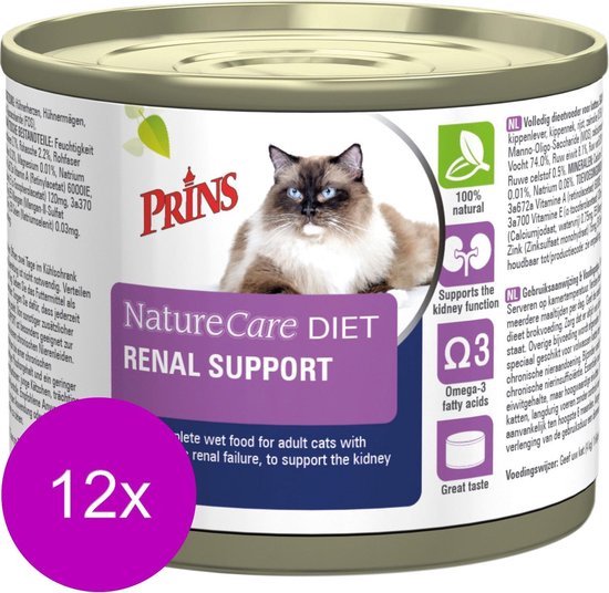 Prins Naturecare Diet Cat Struvite - Kattenvoer - 12 x 200 g | bol.com