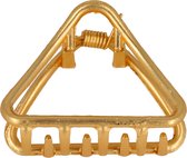 Barrette Épingle à Cheveux Driehoek Ouvert Forme Triangle Métal 4cm Goud