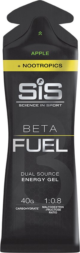 Sportgel - SiS Beta Fuel + Nootropics - Doos van 30 stuks - Citroen & Limoen