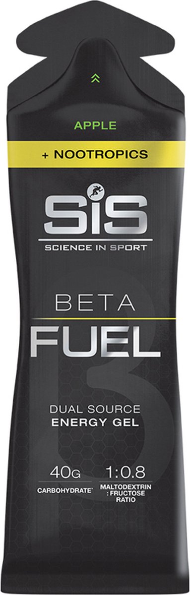 Science in Sport - SIS Beta Fuel - Dual Source Energy Gel Nootropics - Lemon & Lime smaak - 1 : 0,8 Maltodextrine Fructose verhouding - 40 gram koolhydraten per gel - 30 x 60ml van Science in Sport — afbeelding 2
