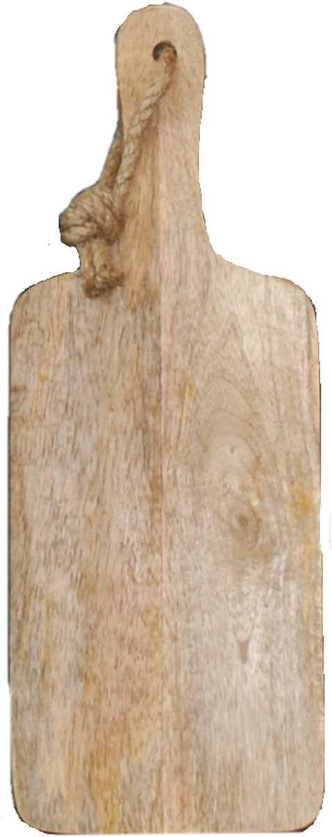 DUO DEAL Ontbijtplank Snijplank hout mango lang 40x15x1,5cm 2stuks