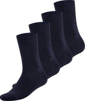 4 Paar Bamboe Sokken - Bamboelo Sock - Maat 43/46 - Purper - Naadloze Sokken