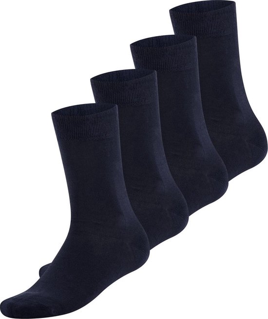 Chaussettes Bamboe - Bamboelo Sock - Taille 43/46 - Couleur Violet - 4 Paires Violet - 80% Bamboe