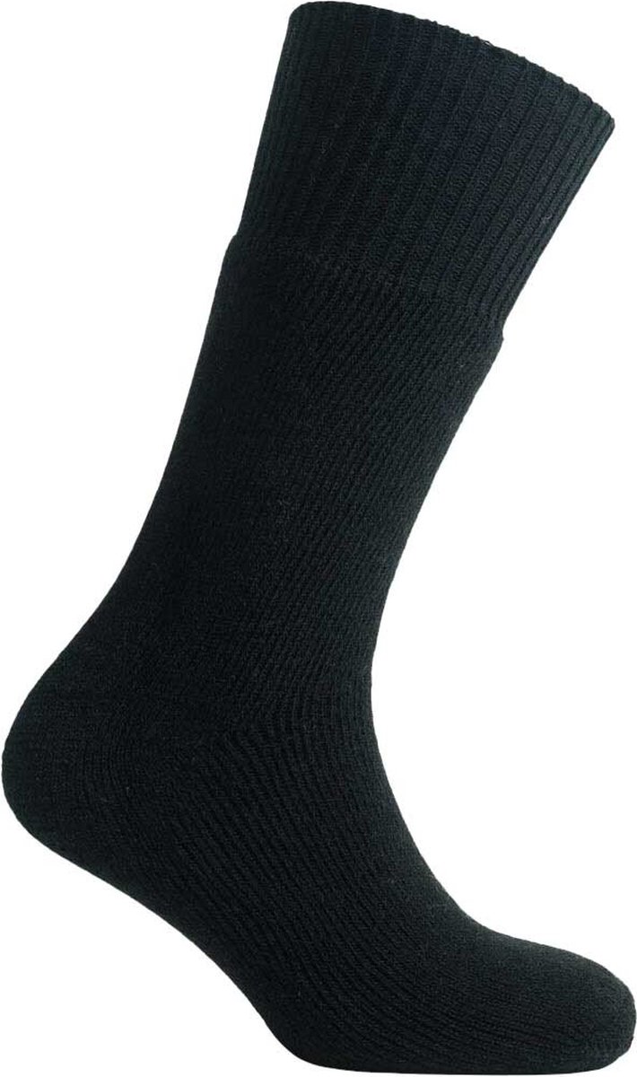 Norfolk - Thermo sokken, Extra Wijde, Comfort Fit Wintersokken met demping - Warme sokken - Maat 43-46 - Zwart - Tenderhold