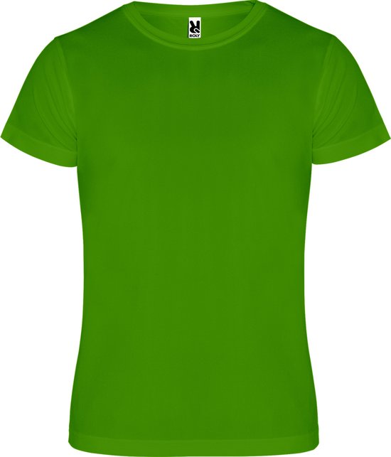 Varen groen kinder unisex sportshirt korte mouwen Camimera merk Roly 12 jaar 146-152