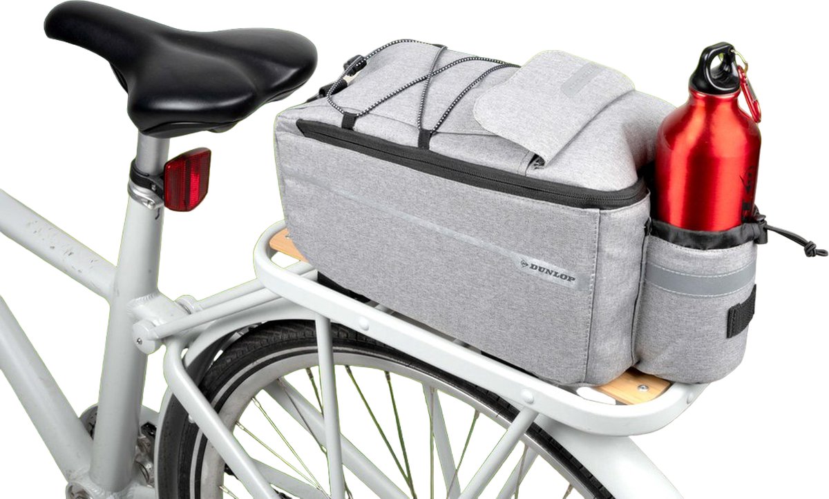Sac isotherme Dunlop pour porte-bagages vélo - 7 litres - Sacoche -  Fermeture
