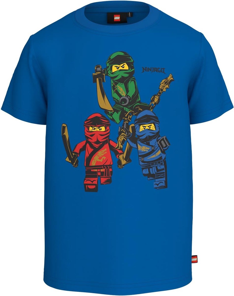 Lego Ninjago Kleding Blauwe Jongens Tshirt Lwtaylor 108 152 bol