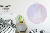 WallCircle - Wandcirkel ⌀ 140 - Pastel - Verf - Design - Ronde schilderijen woonkamer - Wandbord rond - Muurdecoratie cirkel - Kamer decoratie binnen - Wanddecoratie muurcirkel - Woonaccessoires