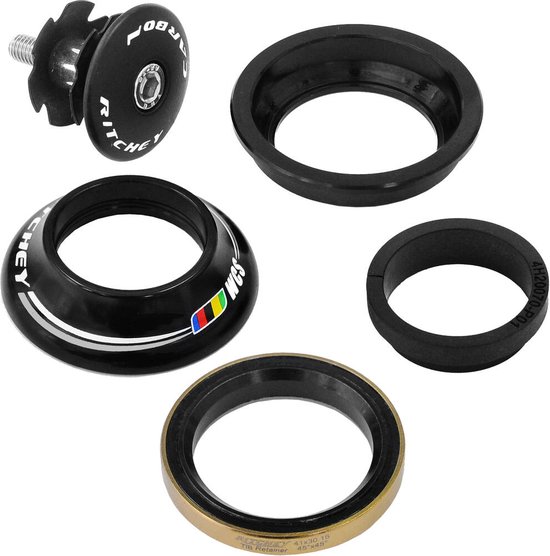 Casque De Vélo Ritchey WCS Carbon Press-Fit - Noir Mat, 1-1/8 Pouce, Neuf