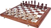 Chess the Game - Klassiek schaakbord met schaakstukken Staunton nr 5 - Middelgroot formaat.