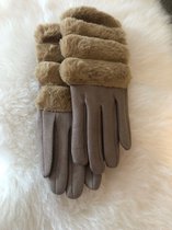 Handschoenen-bruin-bont