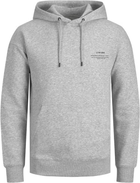 Jack & Jones Jack &Jones Efelix Sweat Hood Noos Light Grey Melange licht grijs M