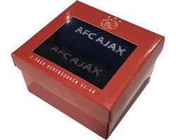AFC Ajax Sokken - 2 Pack - Donkerblauw en Zwart - Maat 41 -46 - Heren Sokken