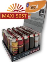 BIC Maxi aanstekers J26 Design GO BELGIUM DISPLAY (50)