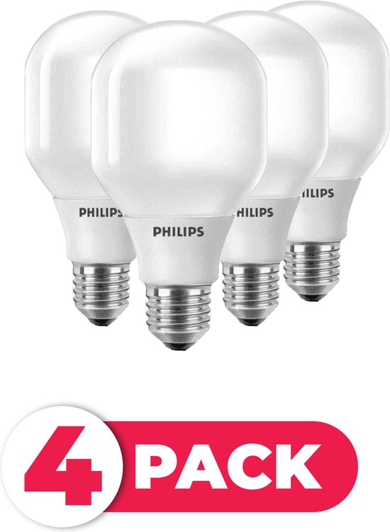 Verlichting abces Waar Philips Softone Spaarlamp E27 - 12W (51W) - Warm Wit Licht - Niet Dimbaar -  4 stuks | bol.com