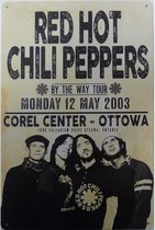 Wandbord Concert - Red Hot Chili Peppers By The Way Tour 2003