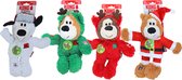 Kong - Hondenspeelgoed - Kerst Knuffel - Holiday Wild Knots Bear - assorti - Medium/Large - 24,4 cm