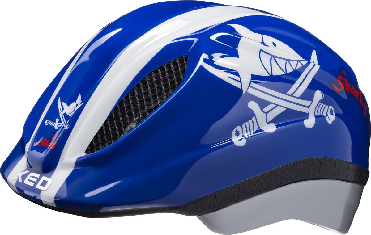 KED Fietshelm Meggy II Orginals sharky blauw maat S