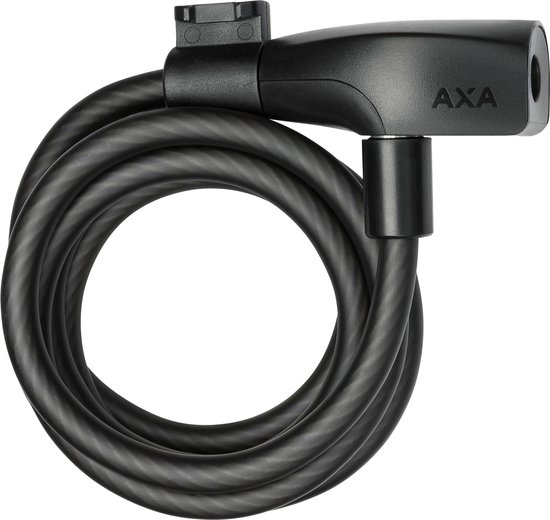 AXA Resolute 8/150 - Kabelslot - Slot voor Fietsen - Gebruiksvriendelijk - 150 cm lang - Diameter 8 mm - Zwart