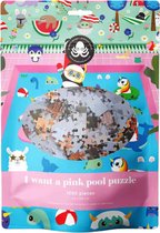 Studio Inktvis - I want a pink pool - 1000 stukjes puzzel - Schattig - Kawaii