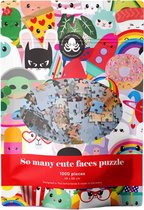 Studio Inktvis - So many cute faces puzzle - 1000 stukjes puzzel - Schattig - Kawaii