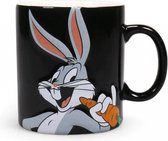 Looney Tunes - Bugs Bunny - Mok - Zwart - 400ml