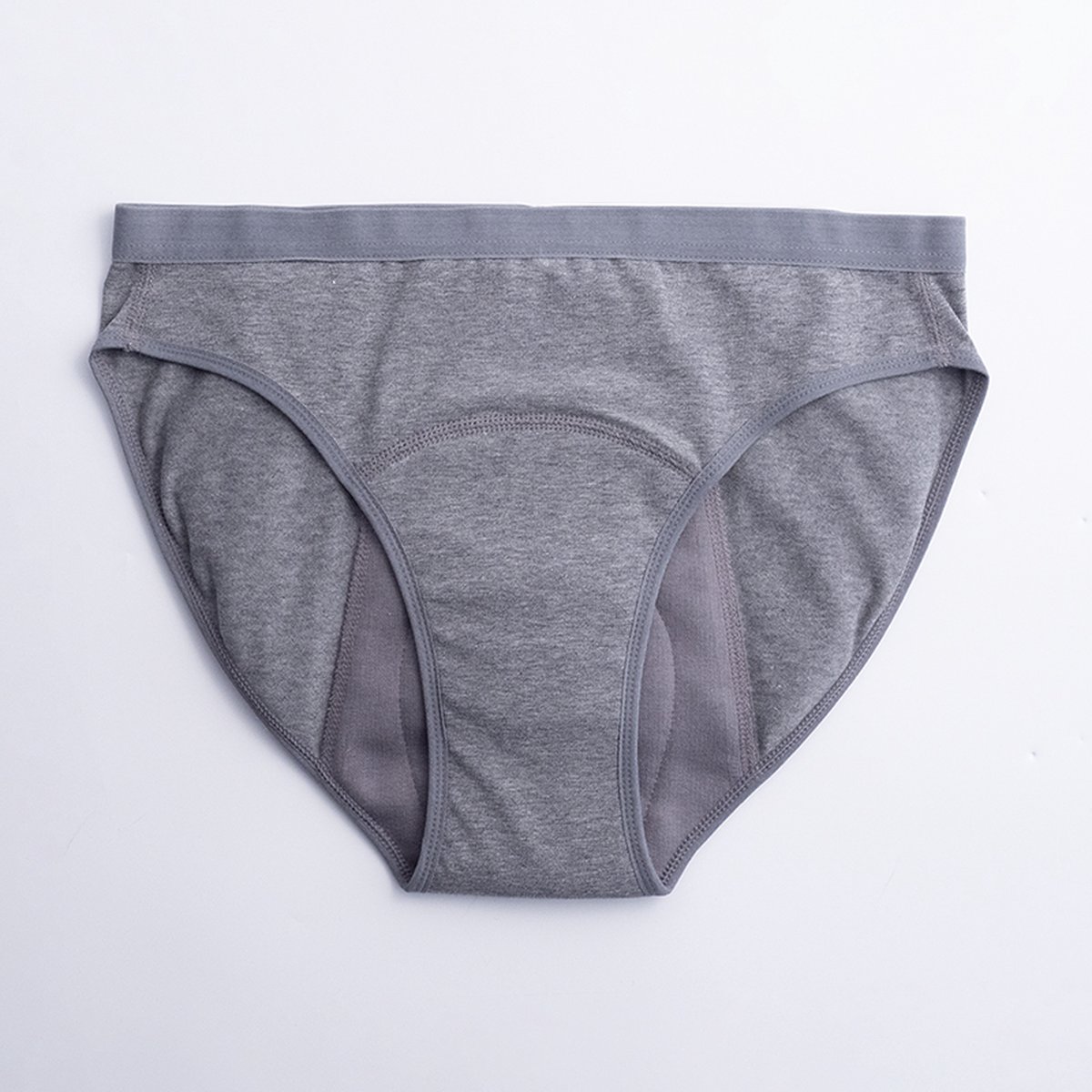 ImseVimse - Imse - menstruatieondergoed - Bikini model period underwear - hevige menstruatie - L - eur 44/46 - grijs