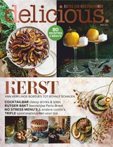 delicious. editie 12 - december 2022 - 80 recepten en menu's - 164 pagina's