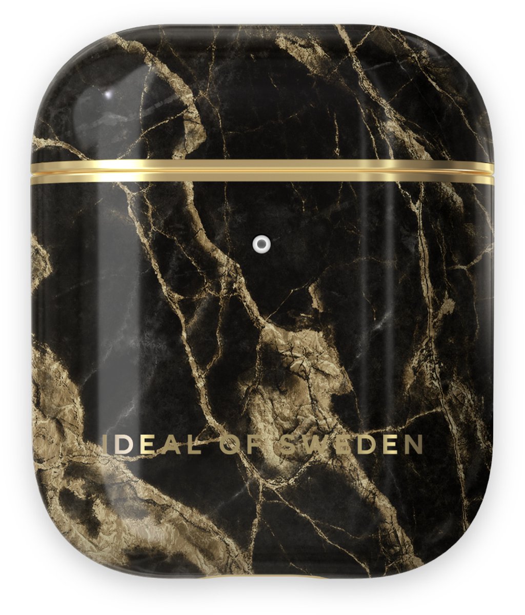 iDeal of Sweden - Apple Airpods gen1 + gen2 case 191 - Golden Smoke Marble