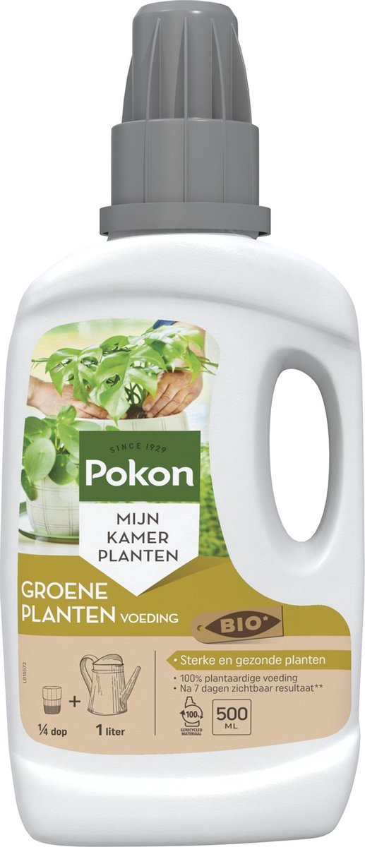 Pokon Bio Groene Planten Voeding - 500ml - Plantenvoeding (bio) - 7ml per 1L water - Biologisch - Garden Select
