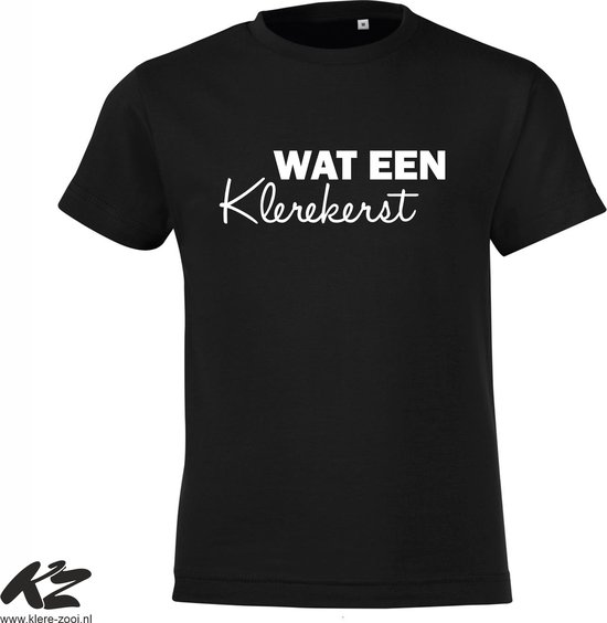 Klere-Zooi - Wat een Klerekerst - Kids T-Shirt - 140 (9/11 jaar)