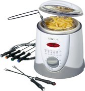 Bol.com Clatronic FFR 2916 - Elektrische fondue - Mini Friteuse 1L - 6 fonduevorkjes aanbieding