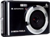 AgfaPhoto Compact DC5500, 24 MP, 5616 x 3744 Pixels, CMOS, HD, Zwart