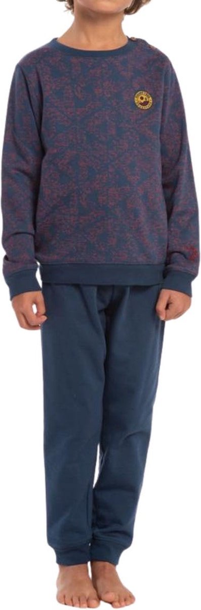 Eskimo Pyjama lange broek 'Blue'/'Bordeaux' Katoen 92