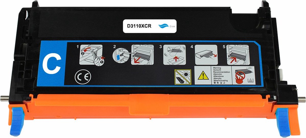 Dell 593-10171 Alternatief Tonercartridge Cyaan 8000 Pagina's - Dell 3110 3110cn MFP 3115CN - 593-10171 Compatible 593-10171 Alternatief - Dell Inktcartridge - Huismerk Toner