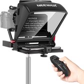 Neewer® - X1 Mini Teleprompter - 8" Draagbare Teleprompter Geschikt voor iPad Tablet Smartphone DSLR Camera's met Remote Control App - Compatibel met iOS/Android voor Online - e Teaching - Vloggen - Live Streaming