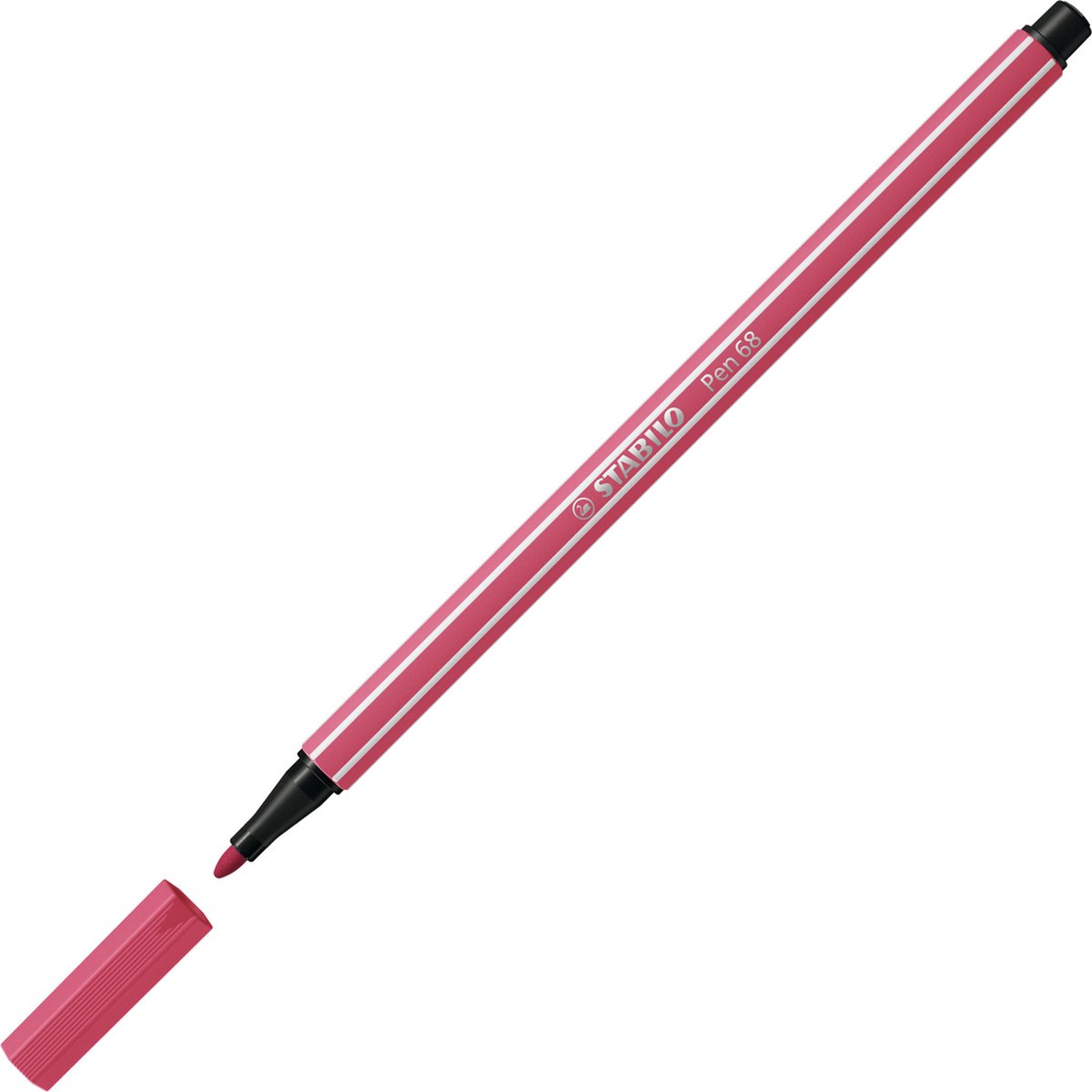 Feutre Stabilo Pen 68 - épaisseur de mine: 1mm - rouge foncé