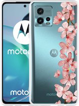 Motorola Moto G72 Hoesje Flower Branch - Designed by Cazy