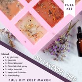 Zeep maken kit | DIY pakket | Lavendel zeep | Zeep maken | Gietzeep | Lavendel | Zeep mal | MAIA Creative