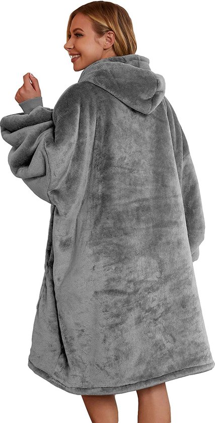 Oversized hoodie - Plaid - Hoodie Deken - Met lange mouwen – Unisex - Eén maat