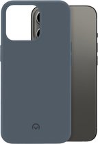 Mobilize Rubber Gelly Telefoonhoesje geschikt voor Apple iPhone 13 Pro Hoesje Flexibel TPU Backcover - Matt Blue