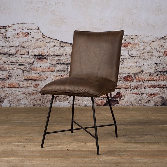 SIDD Trofa sidechair - fabric amazon 8 brown
