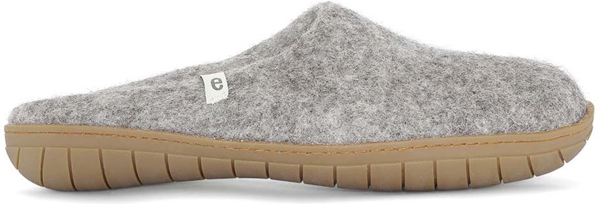 Egos Copenhagen | Dames | Pantoffels | Slipper Natural Grey Rubber sole | Maat 37